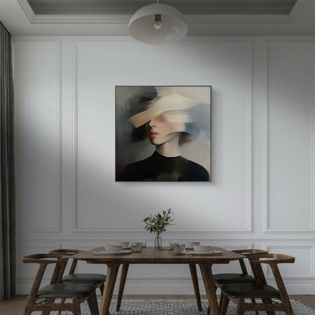 Self Assemble 2 original oil painting by JoCa on canvas