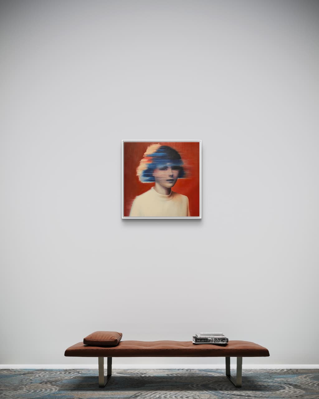 Settled Seed by JoCa shown on a gallery wall, scale view
