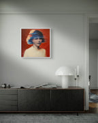 Settled Seed by JoCa shown in a living room, scale view