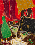 Shaken, Not Stirred Artwork by Natasha Joseph oil painting on canvas