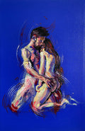 Sinergy VII original acrylic painting by Karlos Ibarra on canvas