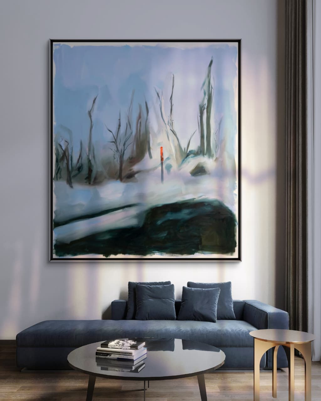 Snow by Tori Pounds Large-Scale Oil Painting