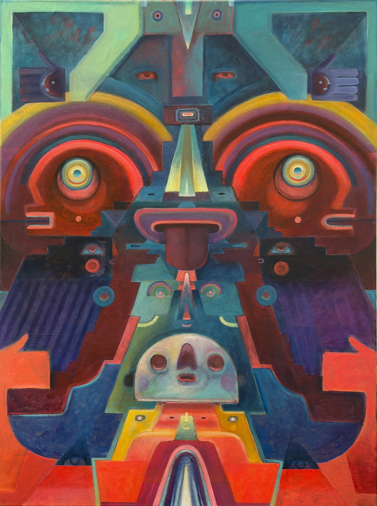 Stand Strong by Jorge Tellaeche acrylic painting on canvas