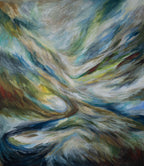 SYNERGETIC ATMOSPHERE, painting by Genoveva Kelleher — Art of NOMA