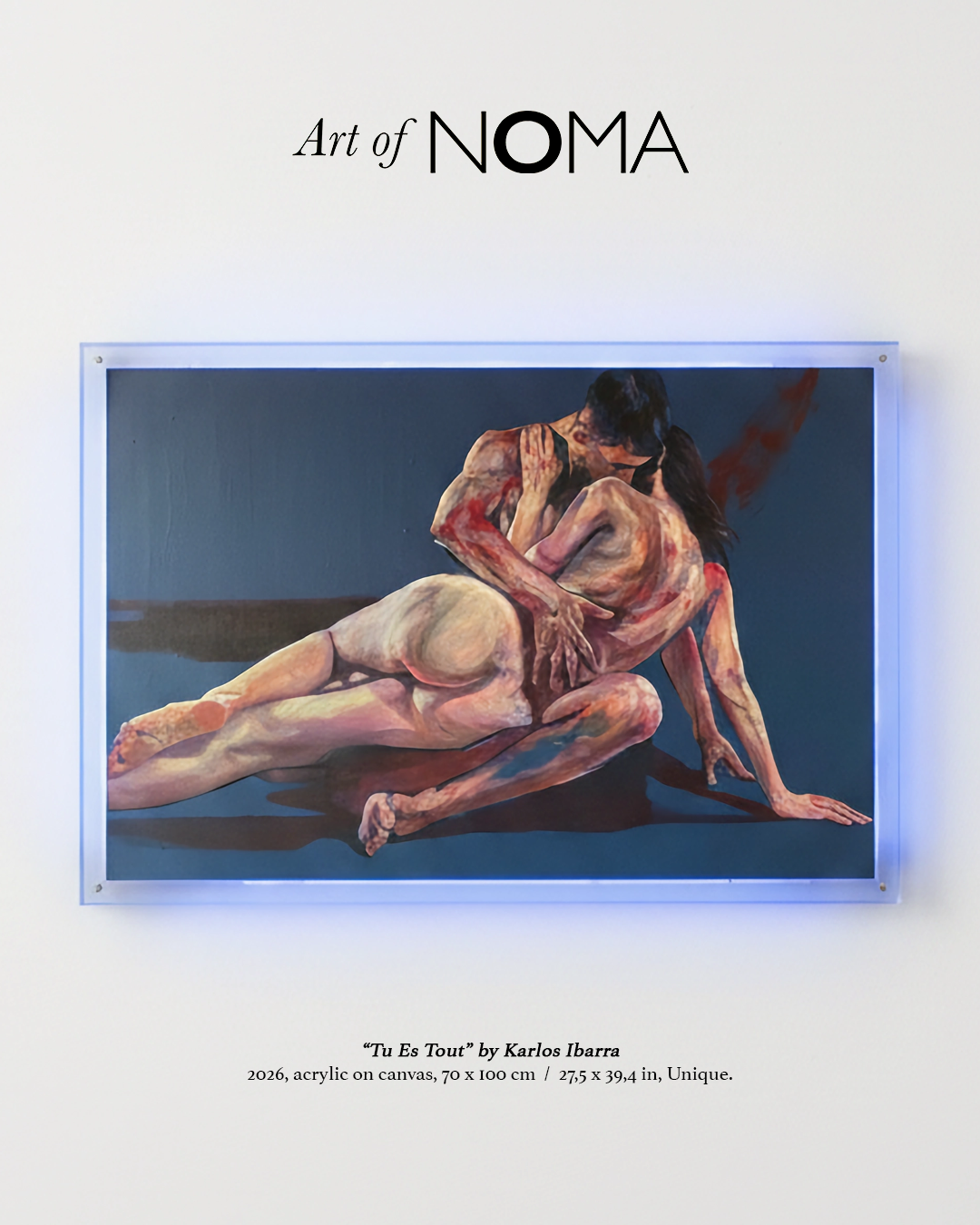 Tu Es Tout, painting by Karlos Ibarra — Art of NOMA