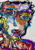 Untitled (II) by Giselle Fenig mixed media artwork on paper