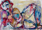 Untitled (III) by Giselle Fenig mixed media artwork on paper