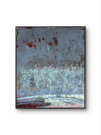 Your Soul Knows original mixed media painting by Fernanda Rivero on raw canvas