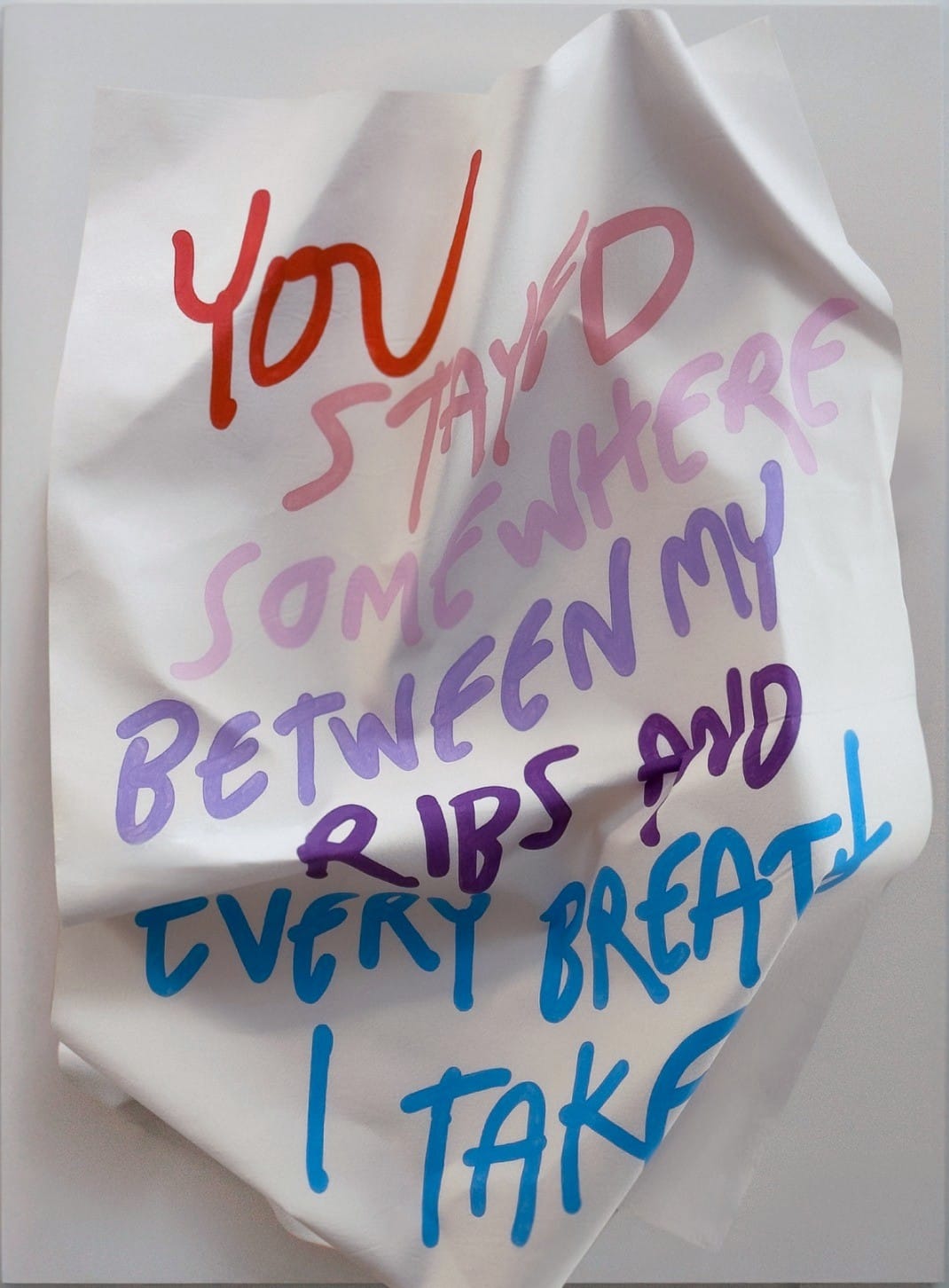 Anotaciones (Between My Ribs) by Ricardo Luévanos limited-edition mixed media artwork