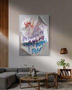 Anotaciones (Between My Ribs) by Ricardo Luévanos limited-edition mixed media artwork