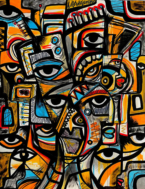 All Eyes On Me, painting by Daniel de Polignac — Art of NOMA