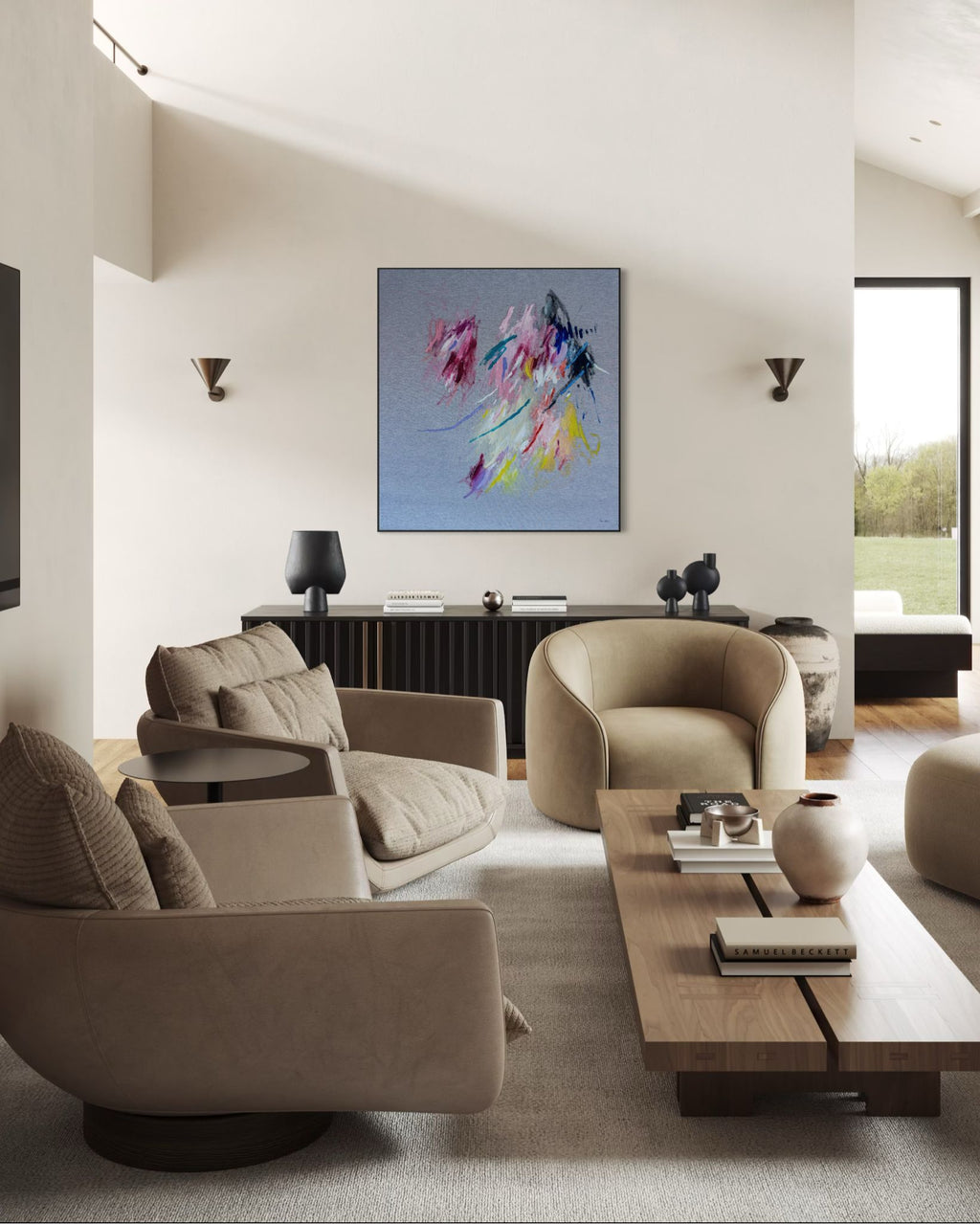 Piezas de lo que somos II, painting by Nuria Oliva — Art of NOMA