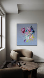 Piezas de lo que somos II, painting by Nuria Oliva — Art of NOMA