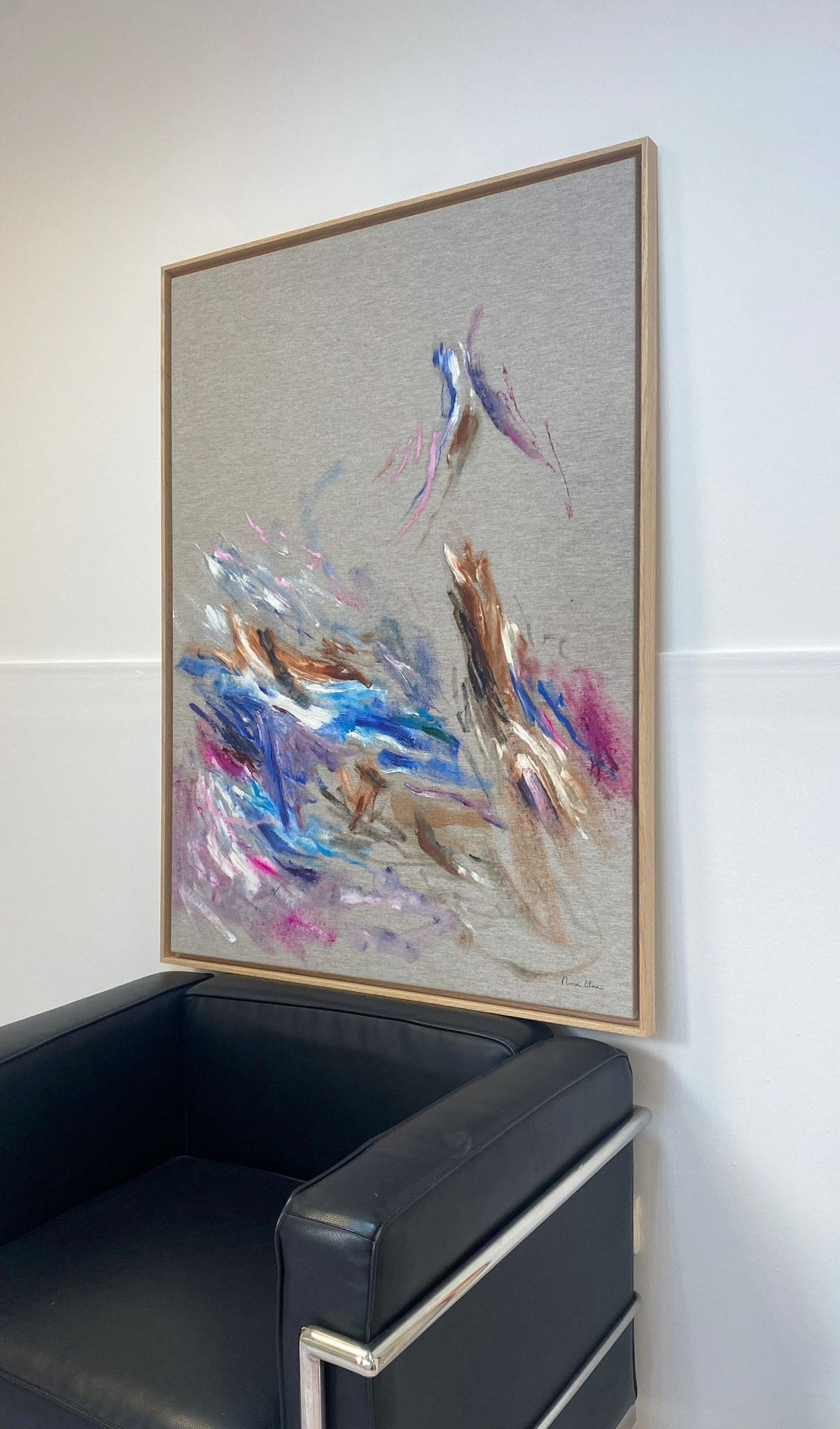 Piezas de lo que somos III, painting by Nuria Oliva — Art of NOMA