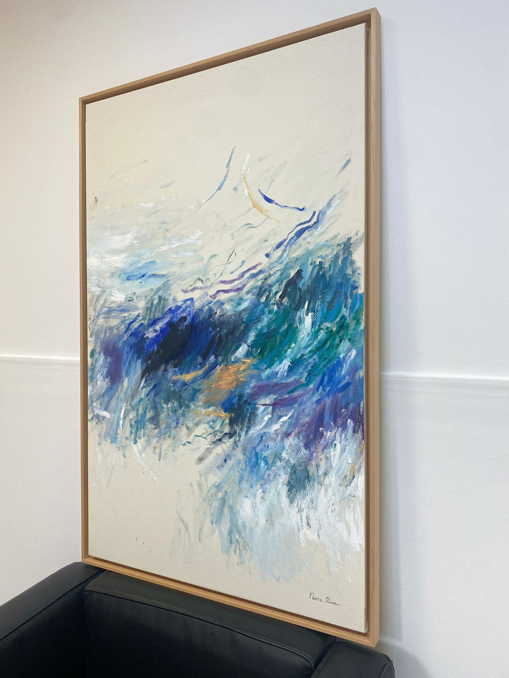 La Balsa "Infancia de verano", painting by Nuria Oliva — Art of NOMA