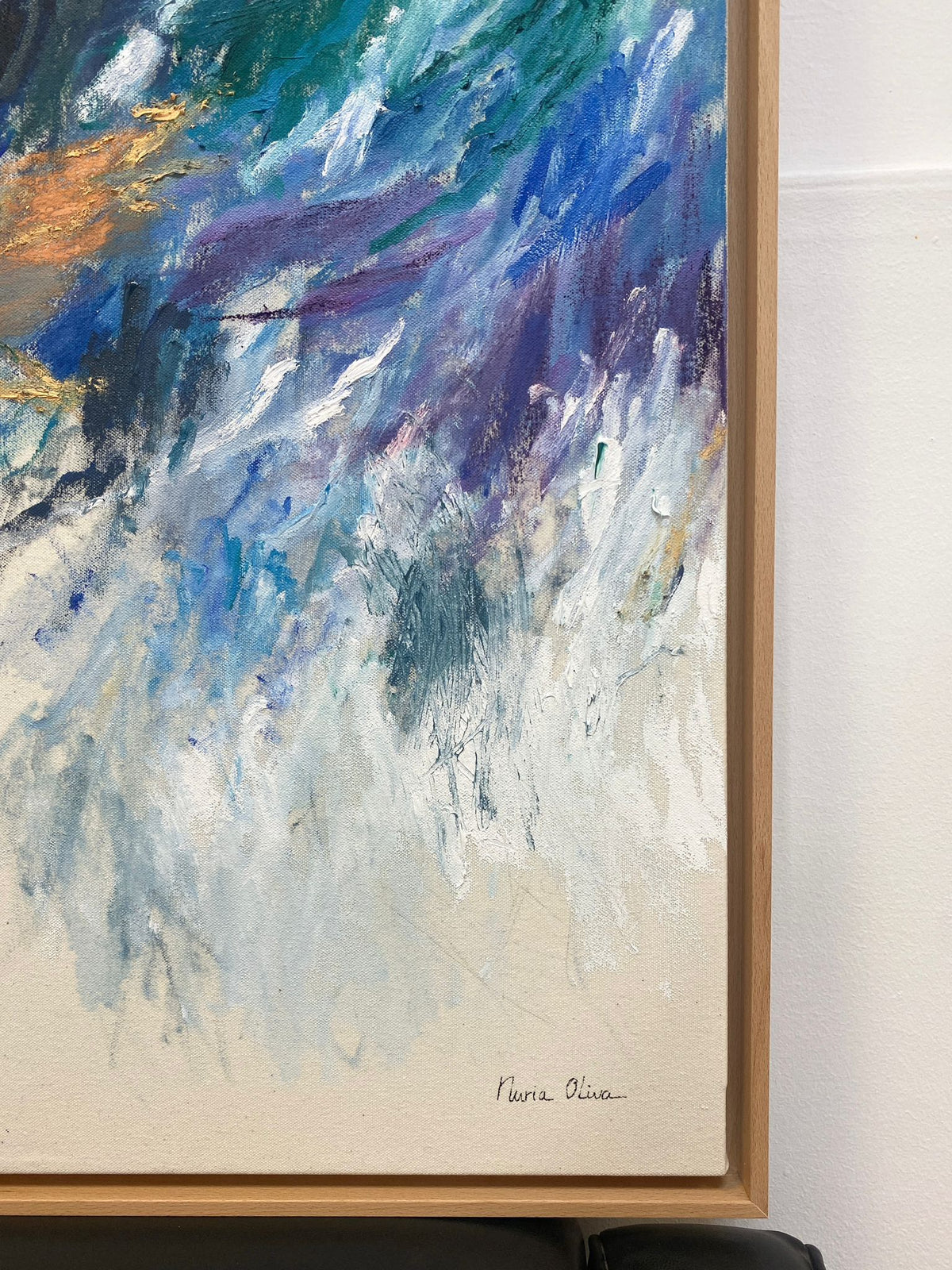La Balsa "Infancia de verano", painting by Nuria Oliva — Art of NOMA