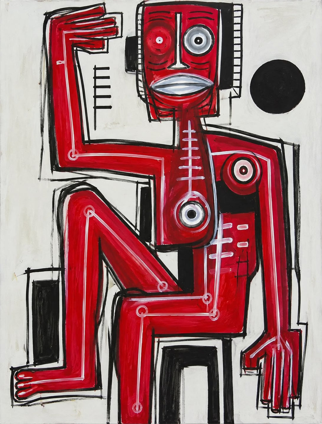 Red Monkey 2 by Daniel de Polignac