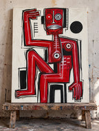 Red Monkey 2 by Daniel de Polignac