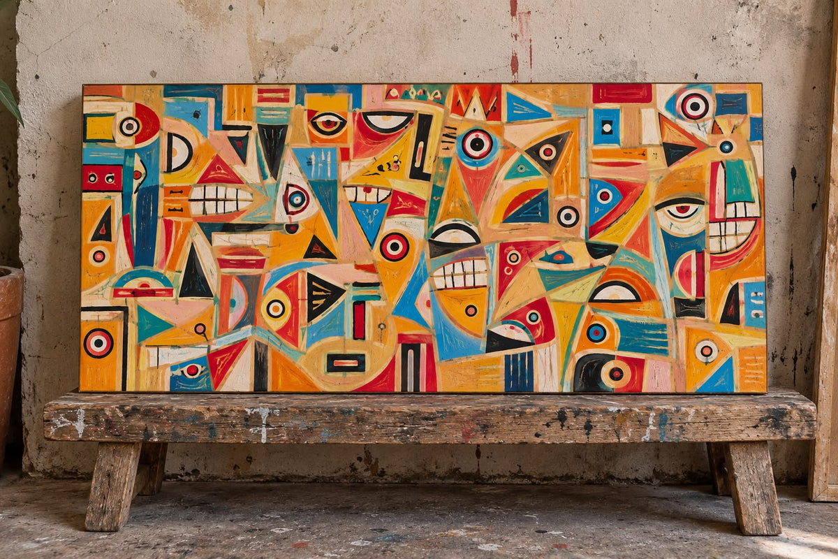 King of the Jungle 2 by Daniel de Polignac Acrylic Painting