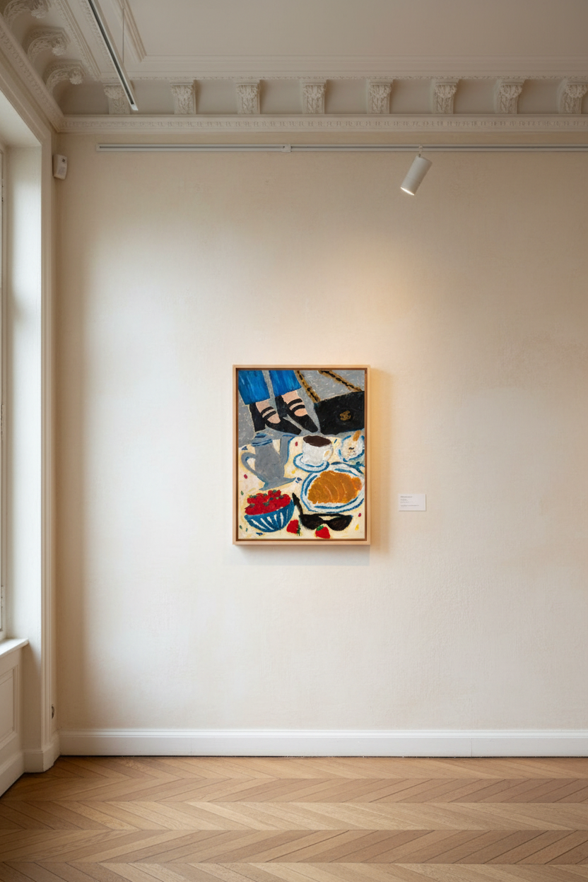 Breakfast in Paris in Vintage Parisian Gallery - Smaller Scale