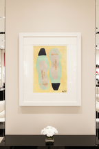 Chanel Mint Green Artwork in Paris Boutique