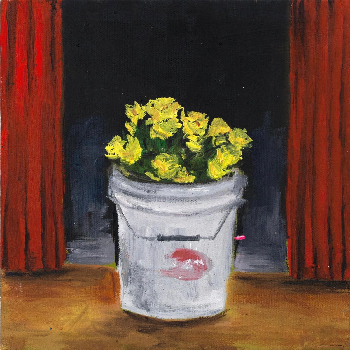 Un Poema original oil painting by Jordi Alós on canvas panel
