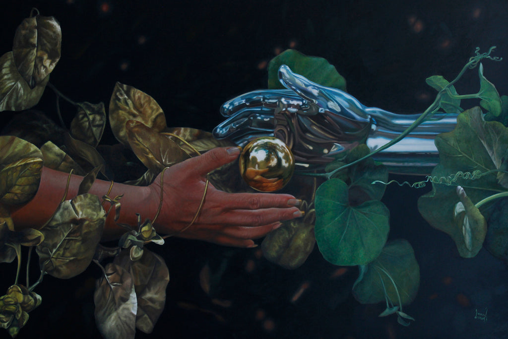 El Fruto Del Nuevo Edén, painting by Arturo Lemus Beltrán — Art of NOMA