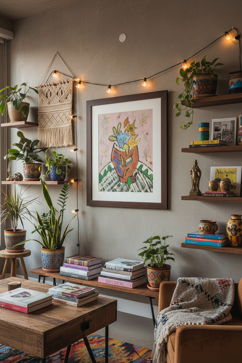 Flores I in young influencer's studio apartment