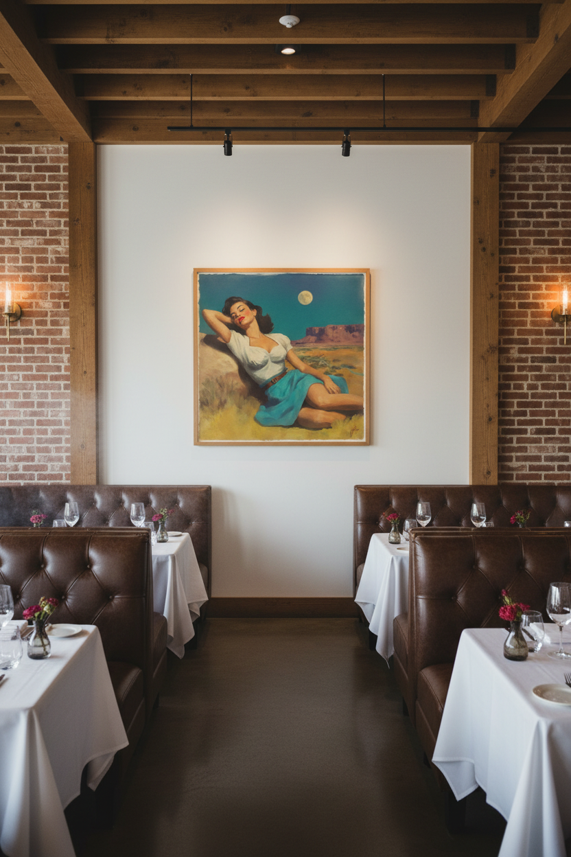 Moon River in High-End Texan BBQ Restaurant