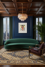 Vogue March 1965 Artwork Luxurious Interior